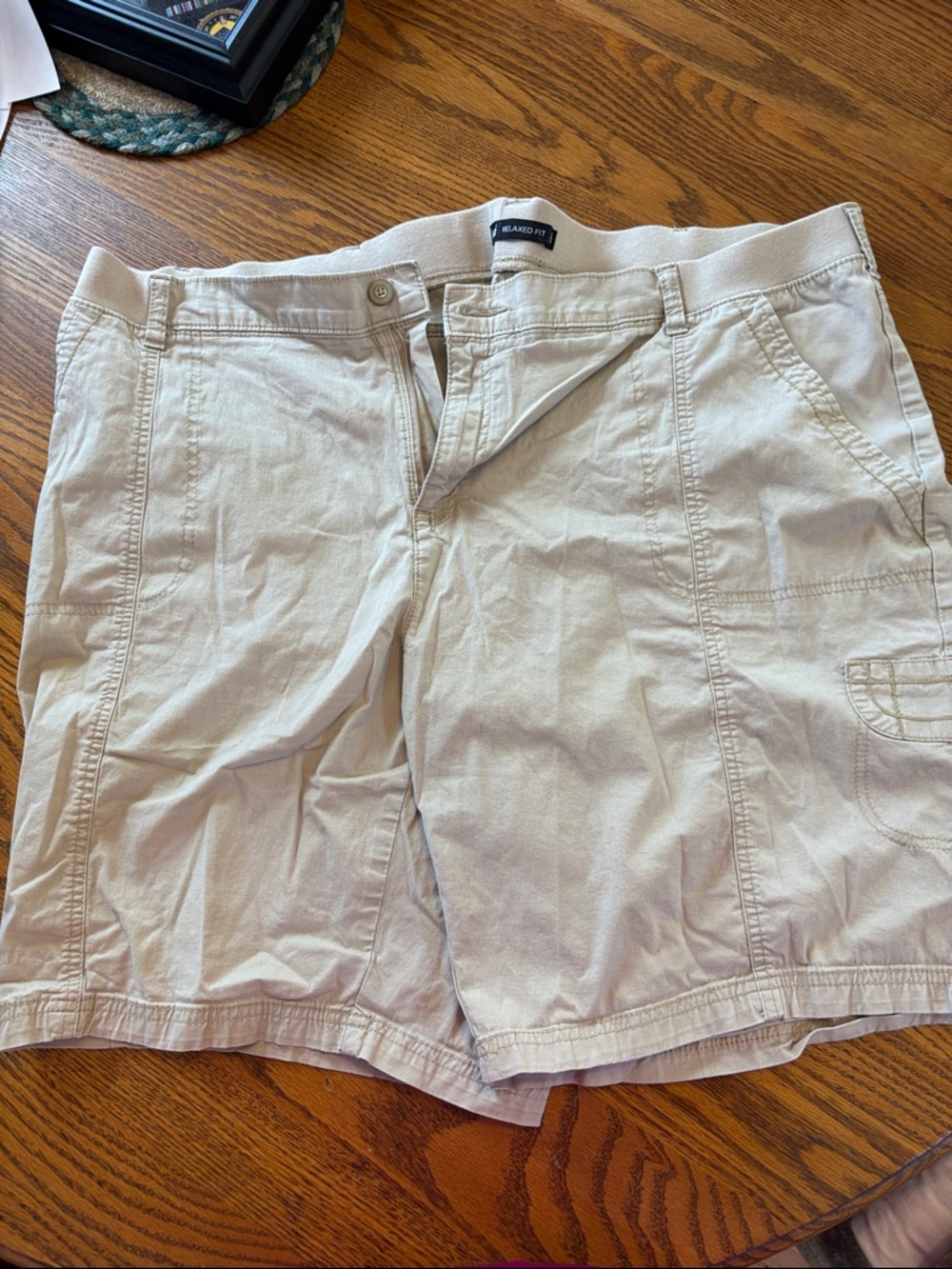 Lee Women's Light Tan Cargo Shorts